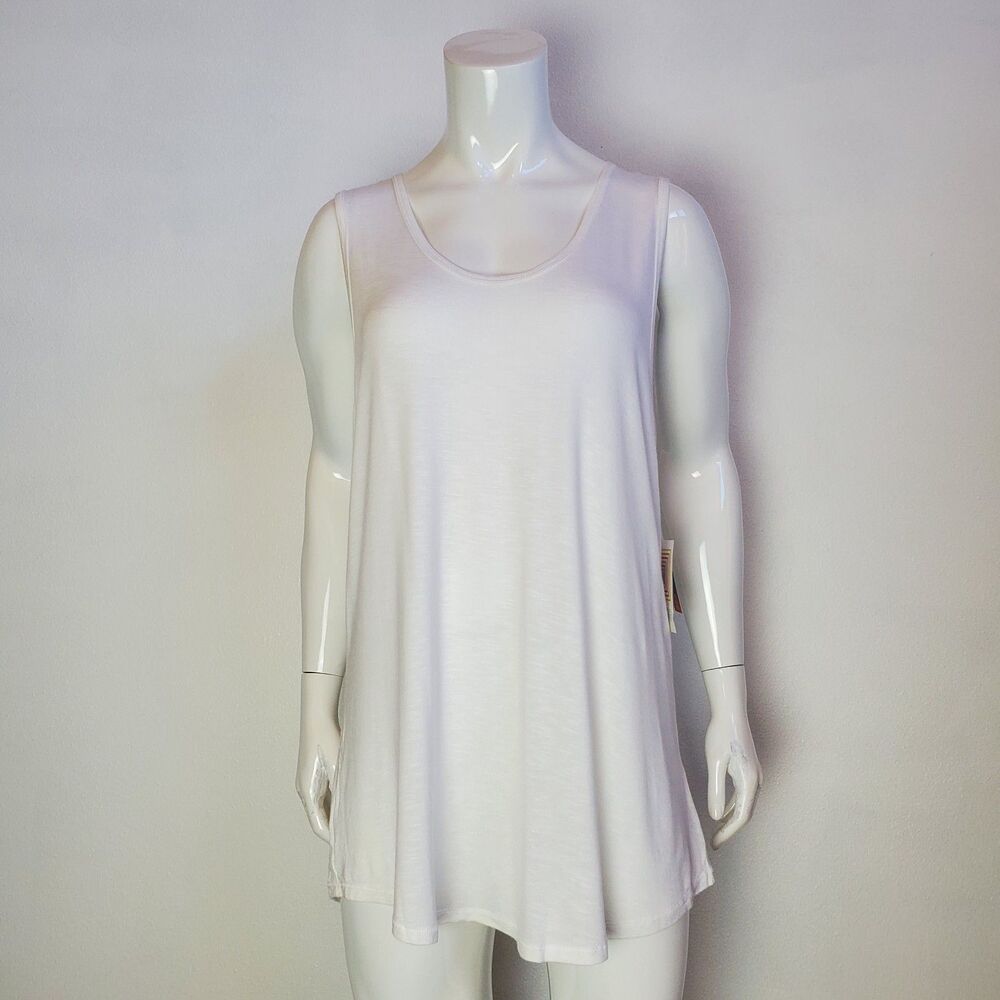 NWT LuLaRoe Plus Size White Tank Top